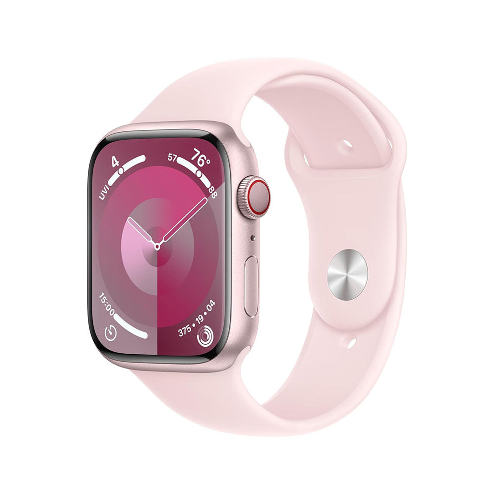 Smartwatch with Pink Aluminum Case with Light